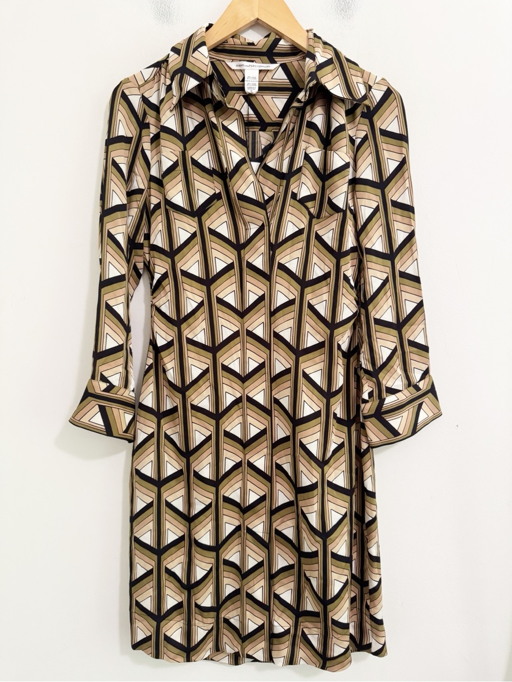 Diane Von Furstenberg Parque Moss Dress